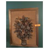 Pinecone wall art - very unique