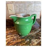 Vintage Hall Ceramic Green Pitcher