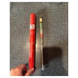 Beer can beer tester with thermometer