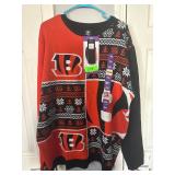 NFL Bengals ugly sweater menï¿½s 2XL