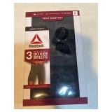 Reebok three performance boxer briefs small