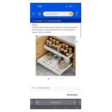 Two pack of kitchen drawer organizers heavy duty