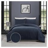 Teen Twin/Twin XL Corduroy Comforter ONLY - Blue