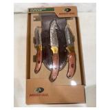 Mossy Oak Hunting Knives wood ï¿½ New in package
