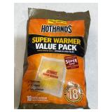 Hot hands, 10 super warmers expired