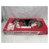 Platinum pets, premium non-tip bowls and food mat
