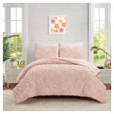 Teen Twin/Twin XL Puffy Flower Comforter Set
