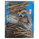 Clamps and Metal Fasteners Lot