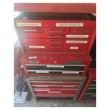 Craftsman Red Tool Chest with Labeled Drawers