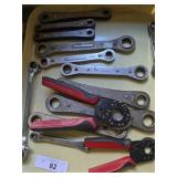 Craftsman and GearWrench Ratcheting Wrenches Lot