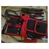 Craftsman Tool Pouch, Screwdrivers, and Box