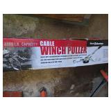 HaulMaster 8000 lb Capacity Cable Winch Puller