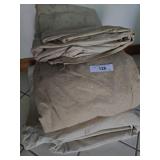 Stack of Used Canvas Drop Cloths