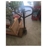Liftrite Manual Pallet Jack with Custom Wood Frame