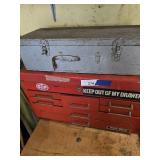 Metal Storage Case with Contents