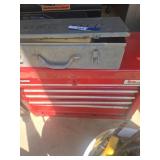 Craftsman Red Rolling Tool Chest with Metal Box