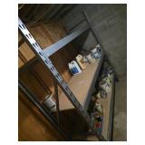 Metal Shelving Unit with Wood Shelves