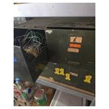 Metal Cabinet With Electronic Components