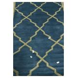 Hand made wool rug 5x8  #30054