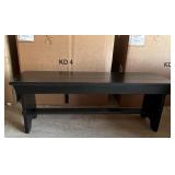 Rockford Fancy wooden bench black100314