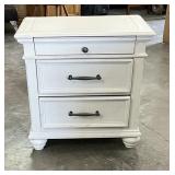White Washed Nightstand Floor Model
