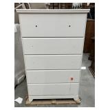 White Chest Hardware is with it    DOES HAVE SOME