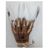 FREDDY KREUGER GLOVE SIGNED BY ACTOR KANE HODDER