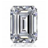 Emerald Cut 4.00 Carat VS2 Lab Diamond