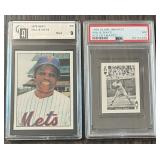 1969 & 1975 Willie Mays High Graded Card Set