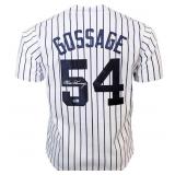 Autographed Goose Gossage New York Baseball Jersey