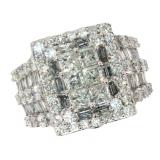 14k Gold 4.00 ct Diamond Designer  Ring