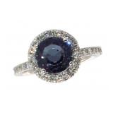 14k Gold 3.71 ct Alexandrite & Diamond Ring