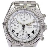 BREITLING AUTO CHRONOMAT BIKORO 39MM WHITE WATCH