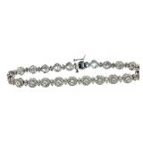 10k Gold 3.00 ct Diamond Bracelet