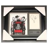 Autographed Jamie Foxx Django Book Cut Framed