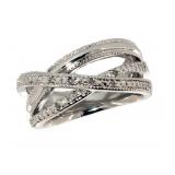 Elegant Diamond Accented Designer Ring
