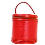 LOUIS VUITTON RED CANNES VANITY BAG