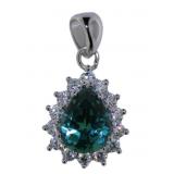 Pear Cut 3.14 ct Color Change Pariaba Pendant