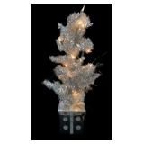 24 " Prelit Tinsel Tree w