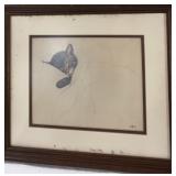 (3) Framed Cat Prints