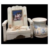 Beach Candle Warmer & Chair Photo Frame