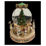 Musical Rotating Carousel Snow Globe