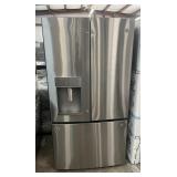 GE 3 Door Stainless Refrigerator with Ice Maker
