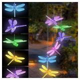 Dragonfly Solar Power Wind Chimes