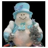 Lighted Snowman w