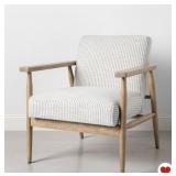 Hearth & Hand Micro-Stripe Arm Chair