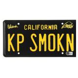 Autographed Cheech & Chong License Plate