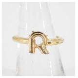 Louis Vuitton Alphabet Gold Ring
