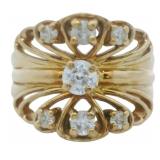 14kt Gold Antique 1/3 ct Diamond Estate Ring