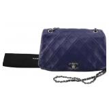 Chanel Matelasse Leather Double Chain Shoulder Bag